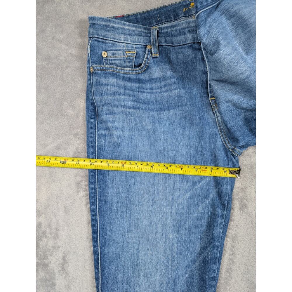 7 For All Mankind Kimmie Straight Leg Jeans Womens Size 30 Waist Casual Mid Rise - Picture 8 of 10